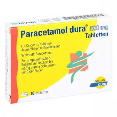 PARACETAMOL dura 500 mg tablety, 10 ks