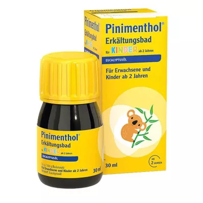 PINIMENTHOL Studená koupel pro dítě od 2 let Eukalyptus, 30 ml PINIMENTHOL Studená koupel pro dítě od 2 let Eukalyptus, 30 ml