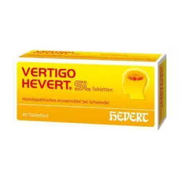VERTIGO HEVERT SL Tablety, 40 ks