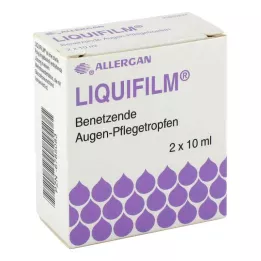 LIQUIFILM Zvlhčující oční kapky, 2x10 ml