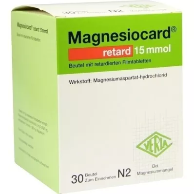 MAGNESIOCARD retard 15 mmol sáček s ret.filmtabl., 30 ks