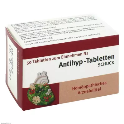ANTIHYP Tablety Schuck, 50 ks