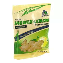 INGWER LEMON Sladkosti+vitamín C, 75 g