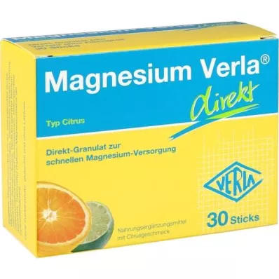 MAGNESIUM VERLA přímé granule citrus, 30 ks