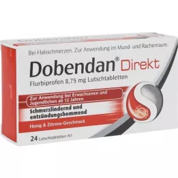 DOBENDAN Přímá pastilka Flurbiprofen 8,75 mg, 24 ks