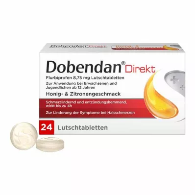 DOBENDAN Přímá pastilka Flurbiprofen 8,75 mg, 24 ks