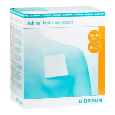 Askina gázové obklady 10x10, 25x2 kusy