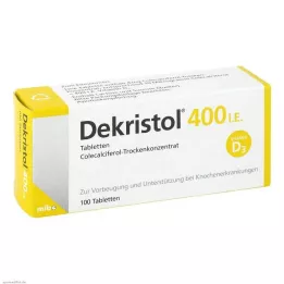 DEKRISTOL 400 tablet I.E., 100 ks