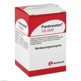 PANKREATAN 10 000 tvrdých tobolek potažených enterálními látkami, 50 ks