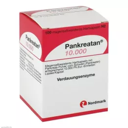PANKREATAN 10 000 tvrdých tobolek potažených enterálními látkami, 100 ks