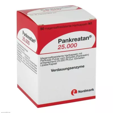 Pankreatan 25 000 gastrorezistentních tobolek, 50 kusů