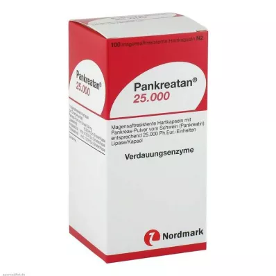 Pankreatan 25 000 gastrorezistentních tobolek, 100 kusů