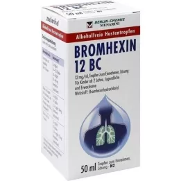BROMHEXIN 12 BC Perorální kapky, 50 ml