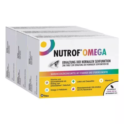 Nutrof Omega kapsle, 3x30 ks