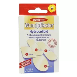 WUNDPFLASTER Hydrokoloid 4 velikosti, 10 ks