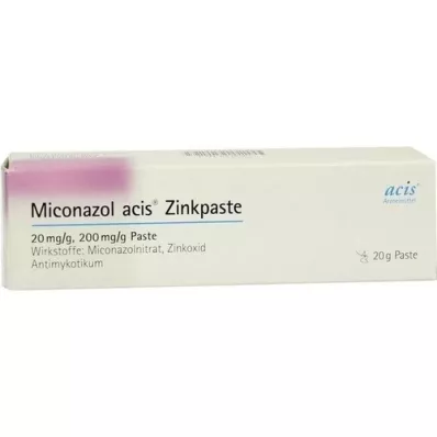 MICONAZOL acis zinková pasta, 20 g