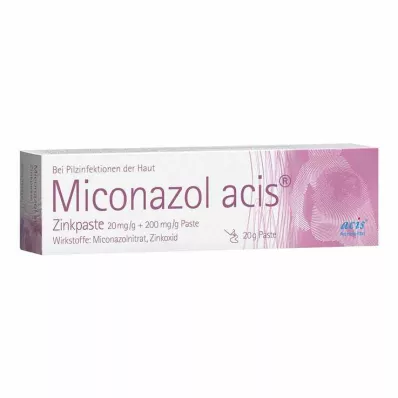 MICONAZOL acis zinková pasta, 20 g