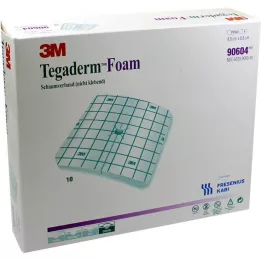 TEGADERM Pěnový obvaz FK 8,8x8,8 cm 90604, 10 ks