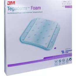 TEGADERM Pěnový obvaz FK 20x20 cm 90603, 5 ks