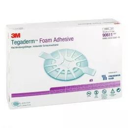 TEGADERM Pěnové lepidlo FK 10x11 cm ovál 90611, 10 ks