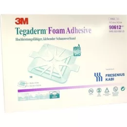 TEGADERM Pěnové lepidlo FK 14,3x14,3 cm 90612, 10 ks