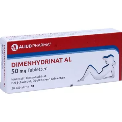 DIMENHYDRINAT AL 50 mg tablety, 20 ks