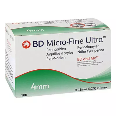 BD MICRO-FINE+ 4 jehly 0,23x4 mm, 100 ks