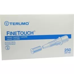 TERUMO Lancety FineTouch na jedno použití, 250 ks