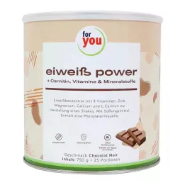 FOR YOU protein power čokoládový prášek, 750 g