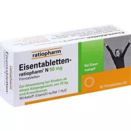 EISENTABLETTEN-ratiopharm N 50 mg potahované tablety, 50 ks