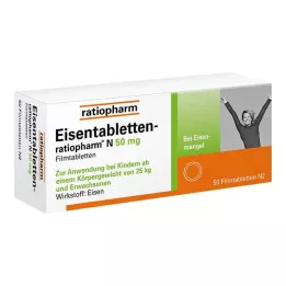 EISENTABLETTEN-ratiopharm N 50 mg potahované tablety, 50 ks