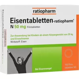EISENTABLETTEN-ratiopharm N 50 mg potahované tablety, 100 ks
