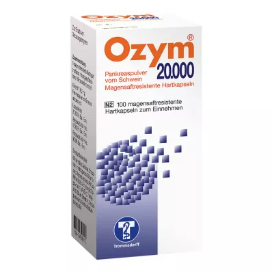 OZYM 20 000 tvrdých tobolek potažených enterickým roztokem, 100 ks OZYM 20 000 tvrdých tobolek potažených enterickým roztokem, 100 ks