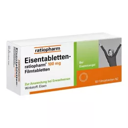 EISENTABLETTEN-ratiopharm 100 mg potahované tablety, 50 ks