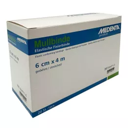 MULLBINDEN elast.6 cmx4 m, 20 ks