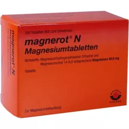 MAGNEROT N Hořčíkové tablety, 200 ks