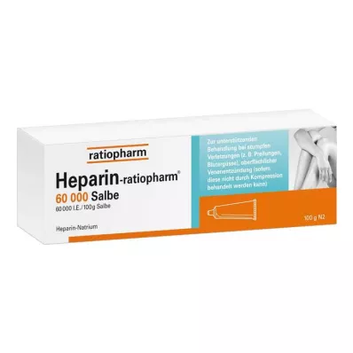 Heparin ratiopharm 60 000 mast, 100 g
