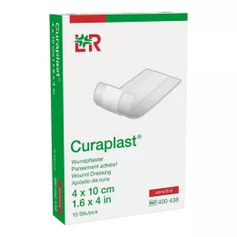 CURAPLAST Obvaz na rány sensitive 4x10 cm 1 m, 10 ks