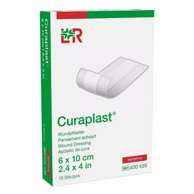 CURAPLAST Obvaz na rány sensitive 6x10 cm 1 m, 10 ks