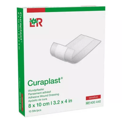 Curaplast senzitivní obvaz na rány 8x10cm, 10 ks