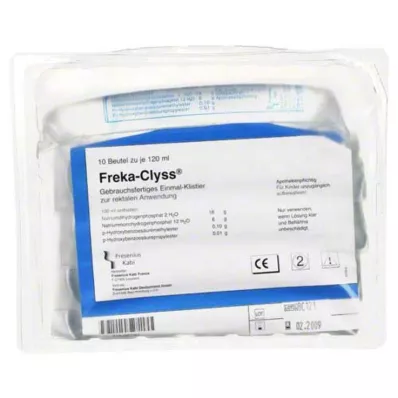 FREKA CLYSS Klystýry, 10X120 ml