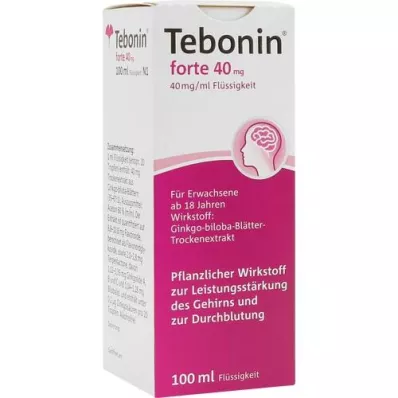 TEBONIN forte 40 mg roztok, 100 ml