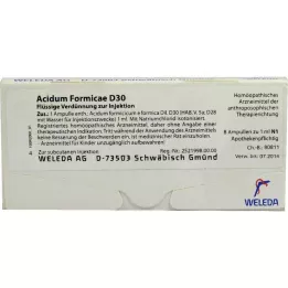 ACIDUM FORMICAE D 30 ampulí, 8 ks