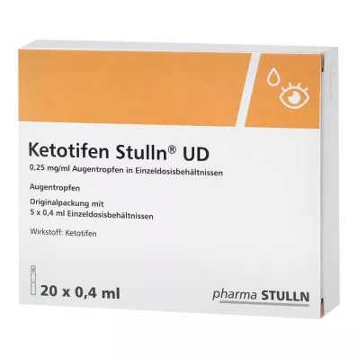 KETOTIFEN Stulln UD Oční kapky jednodávkové pip., 20X0,4 ml
