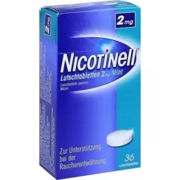 NICOTINELL Pastilky 2 mg máta, 36 ks