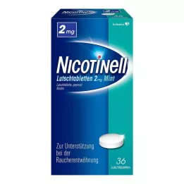 NICOTINELL Pastilky 2 mg máta, 36 ks