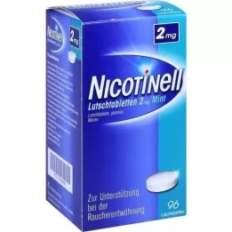 NICOTINELL Pastilky 2 mg máta, 96 ks