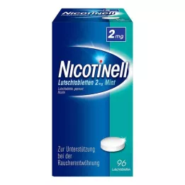 NICOTINELL Pastilky 2 mg máta, 96 ks