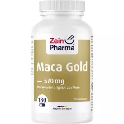 MACA GOLD vegetariánské kapsle plus zinek+vit.C, 180 ks