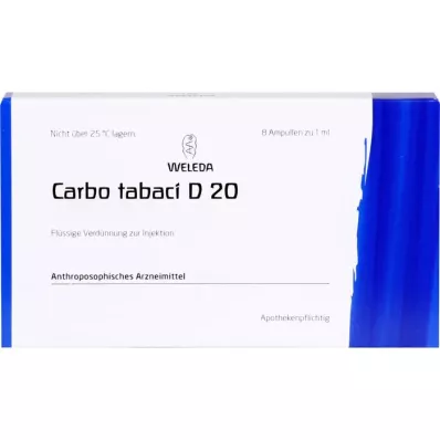 CARBO TABACI D 20 ampulí, 8 ks